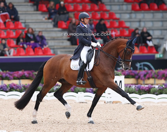 Steffen Peters and Suppenkasper rank nr 1 on the list to qualify for the Euro tour for 2024 U.S. Olympic Team Selection :: Photo © Astrid Appels