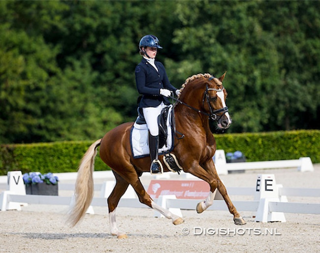 Sophie van der Steen and His Royal Badness DK at the 2023 Dutch Outdoor Championships :: Photo © Digishots