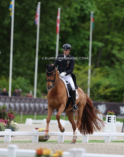 Frederic Wandres and Duke of Britain at the 2024 CDIO Compiègne :: Photo © Astrid Appels