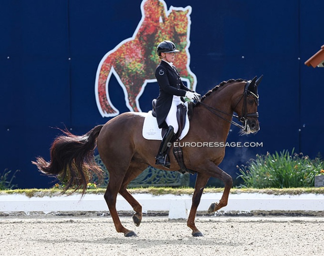 Sofie Lexner on Inoraline W at the 2024 CDI Hagen - Horses & Dreams :: Photo © Astrid Appels