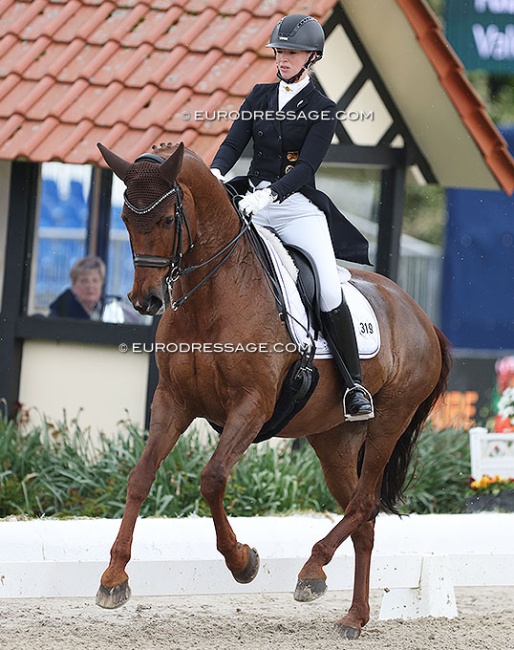 Fabienne Lutkemeier and Valencia As at the 2024 CDI Hagen :: Photo © Astrid Appels