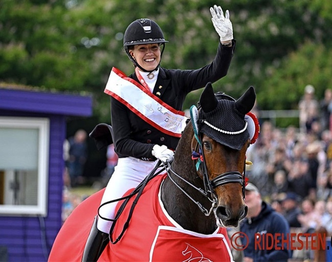 Cathrine Laudrup-Dufour wins her seventh GP title at the 2024 Danish Dressage Championships :: Photo © Ridehesten