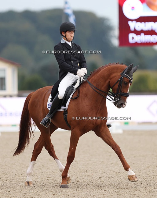 Young-Shik Hwang and Delmonte at the 2023 CDI Hagen in September :: Photo © Astrid Appels