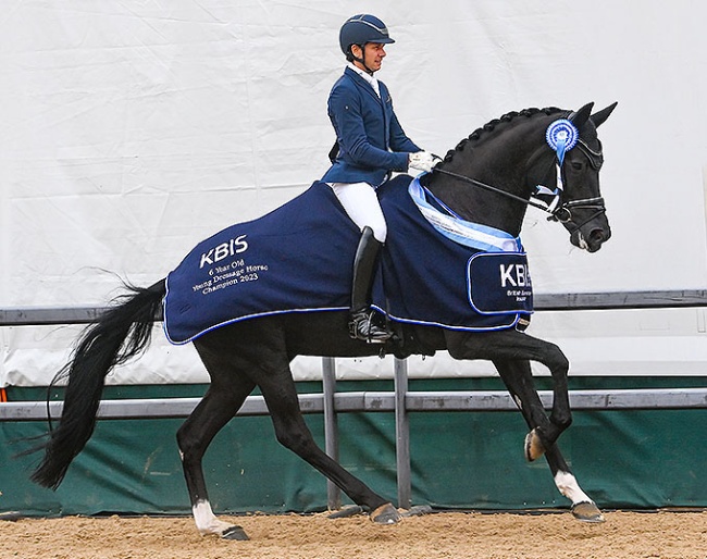 Tom Goode and Iceland Girl PS at the 2023 British Young Horse Championships