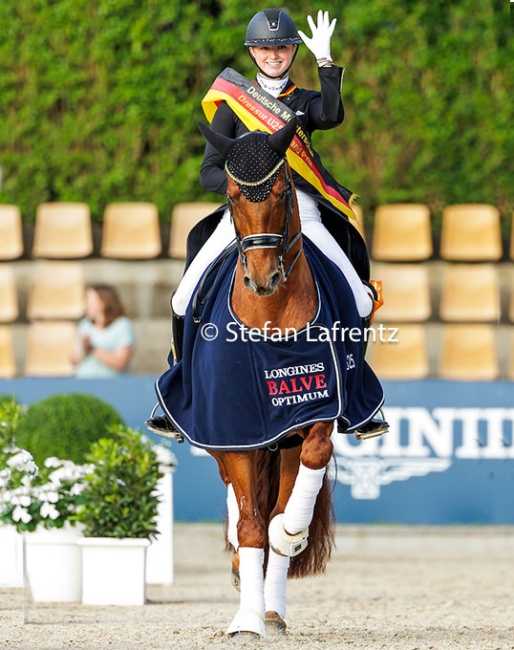 Semmieke Rothenberger and Farrington win double gold at the 2024 German Under 25 Championships in Balve :: Photo © Stefan Lafrentz