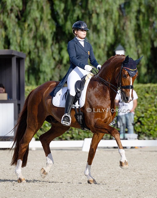 Andrea Ruiz Junco on Quicksilver at the 2024 Spanish Under 25 Championships :: Photo © Lily Forado