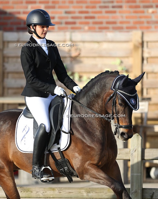 Eva Clement and Bredenhof's Midnight at the 2024 CDI Sint-Truiden :: Photo © Astrid Appels