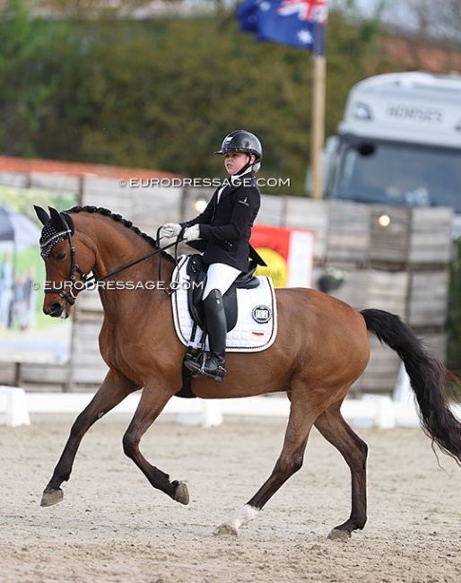 Engla Svärd - Hamiltons I Did It My Way at the 2024 CDI Sint-Truiden :: Photo © Astrid Appels