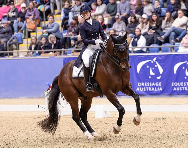 Charlotte Phillips and CP Dresden at the 2024 CDI Sydney :: Photo © Amy-Sue Alston Photography