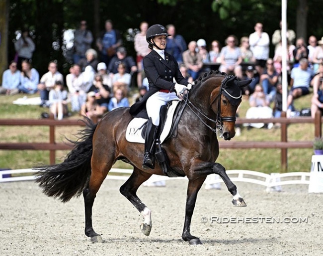 Cathrine Dufour and Mount St. John Freestyle at the 2024 Danish Championships :: Photo © Ridehesteb