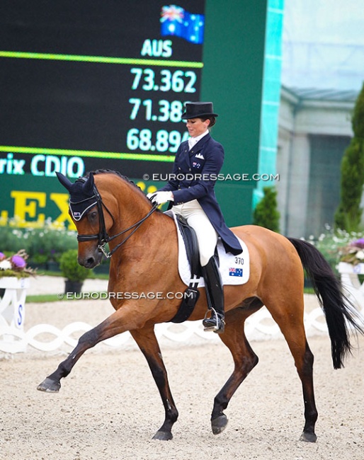 Lyndal Oatley and Potifar at the 2011 CDIO Aachen :: Photo © Astrid Appels