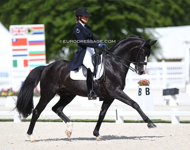 Maria Klementieva on Doctor Wendell MF at the 2021 CDIO Compiegne :: Photo © Astrid Appels