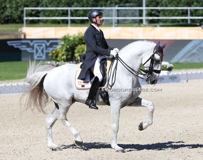 Juan Antonio Jimenez and Euclides MOR at the 2023 European Championships :: Photo © Astrid Appels