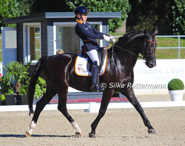 Lotte Krijnsen and Rosenstolz at the 2023 European Para Championships in Riesenbeck :: Photo © Silke Rottermann