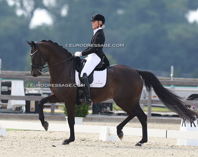 Joanna Robinson and Glamouraline at the 2024 CDI Hagen in June :: Photo © Astrid Appels