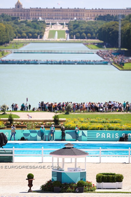 It doesn't get much better than this !! The 2024 paris Olympic Games in the gardens of Versailles palace. Mindblowingly beautiful ! :: Photo © Astrid Appels