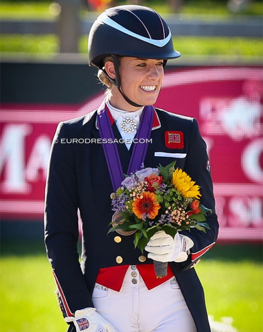 Double Olympic champion Charlotte Dujardin at the 2023 European Championships :: Photo (c) Astrid Appels