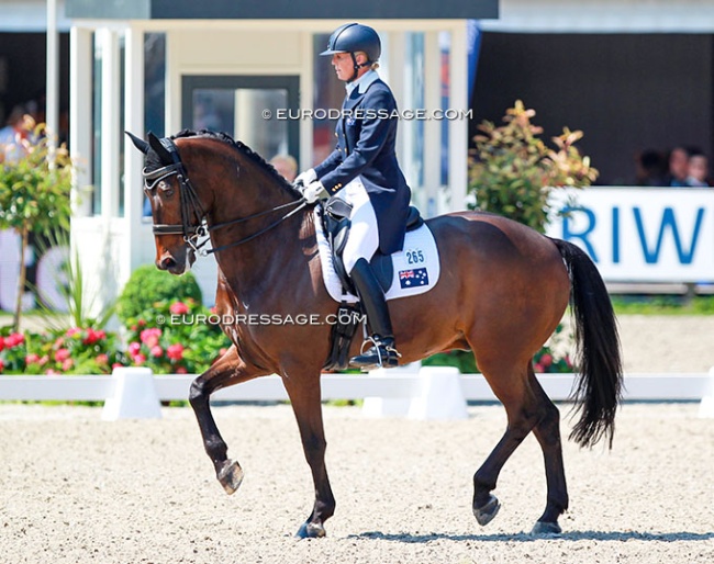 Mary Hanna and Umbro at the 2016 CDIO Rotterdam :: Photo © Astrid Appels