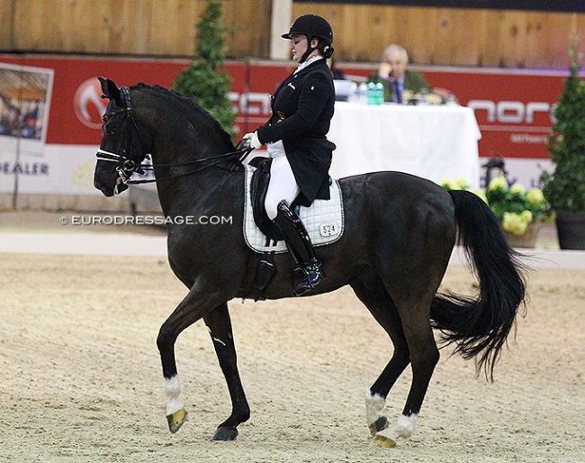 Juliette Piotrowski and Sir Diamond at their last CDI together: the 2020 CDI Lier :: Photo © Astrid Appels