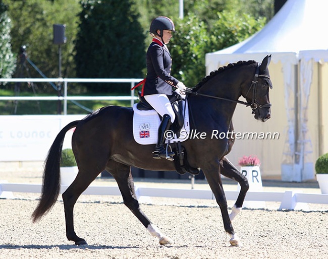 Sophie Wells and LJT Egebjerggards Samoa at the 2023 European Para Championships :: Photo © Silke Rottermann