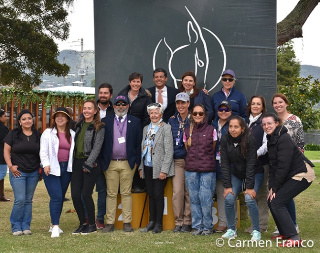 Officials and the organizing committee at the 2024 CDI Cajica :: Photos © Carmen Franco