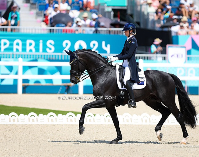 Simone Pearce and Destano at the 2024 Olympic Games in Tokyo :: Photo © Astrid Appels