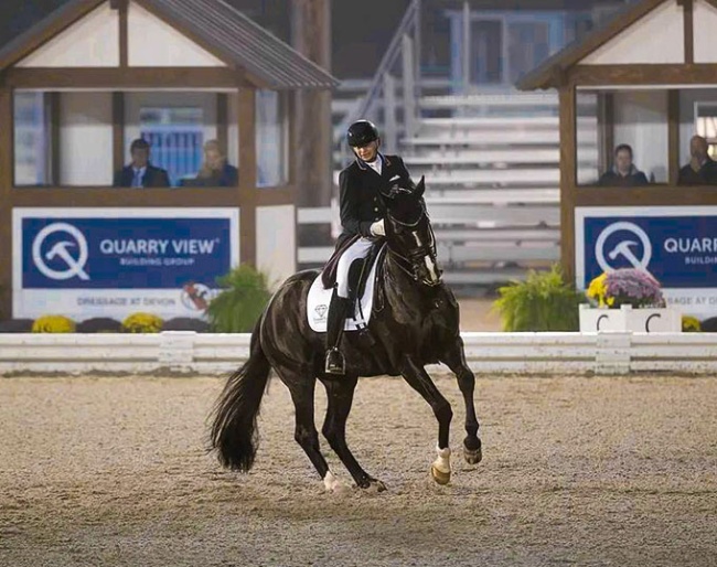 Kevin Kohmann and Dünensee at the 2024 CDI-W Dressage at Devon :: Photos © PMG