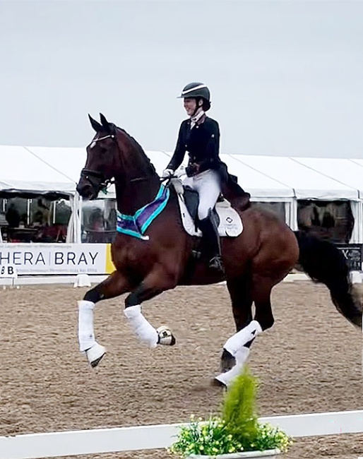 Morgan Haerr and Behroez win the 2024 British Young Riders Championships