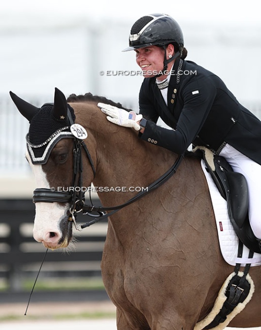 Callie O’Connell on Eaton H at the 2024 CDN Wellington :: Photo © Astrid Appels