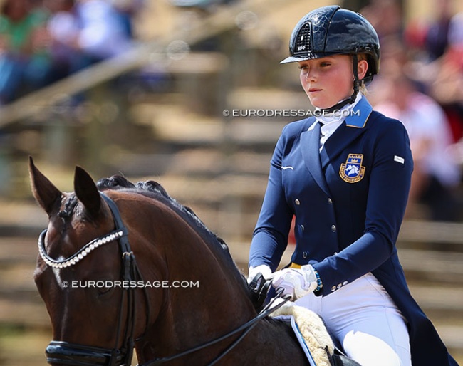Ellen Hedbys at the 2022 European Young Riders Championships :: Photo © Astrid Appels