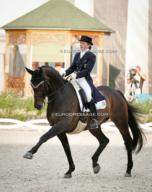 Sabine Becker and Lamarc WRT at the 2010 CDIO Aachen :: Photo © Astrid Appels