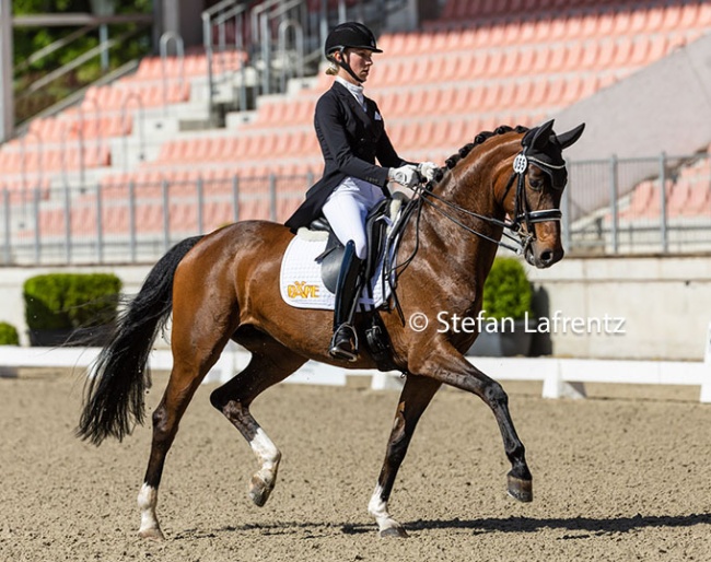 Greta Heemsoth and Donja KWG at the 2023 CDN Medingen :: Photo © Stefan Lafrentz