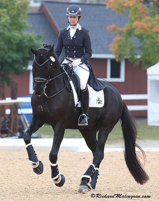 Jessica Jo Tate and Denali at 2024 Dressage at Devon :: Photos © Richard Malmgren