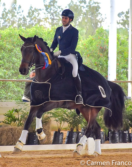 Santiago Cardona and Fair Lady win the 2024 Colombian Dressage Championships at the CDI Medellin :: Photos © Carmen Franco