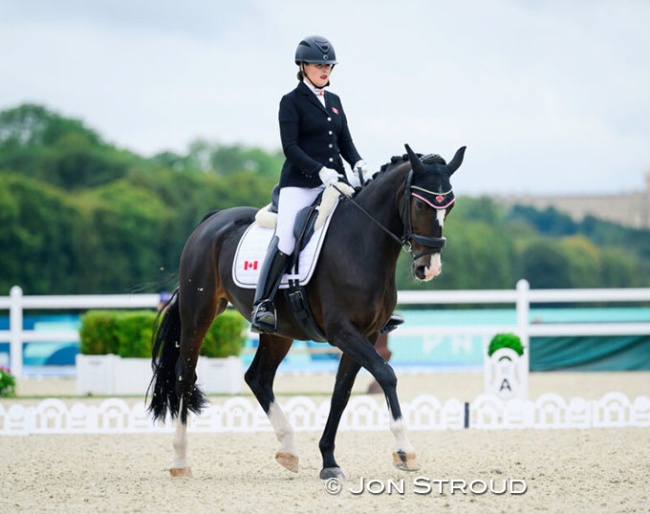 ara Dressage Athlete of the Year Roberta Sheffield and Fairuza competing at the Paris 2024 Paralympic Games :: Photo © Jon Stroud