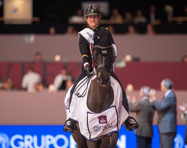 Pauline Basquin and Sertorius de Rima Z at the 2024 CDI-W Madrid :: Photos © Thomas Reiner