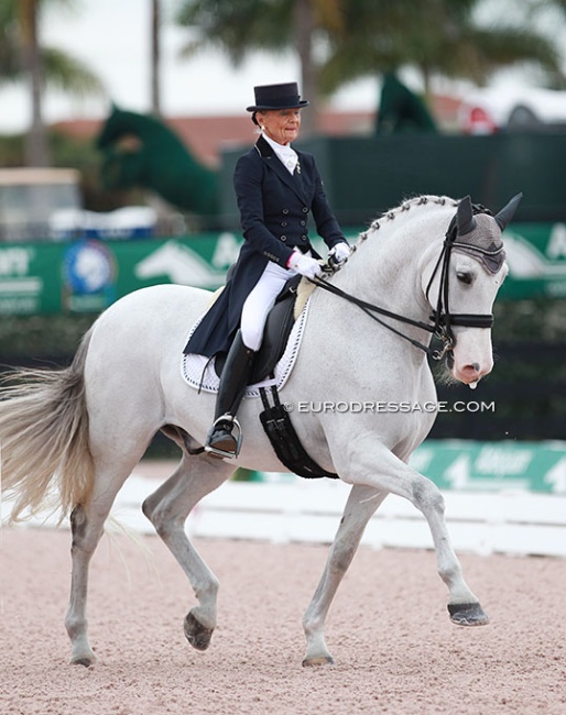 Janne Rumbough and Junior at the 2015 CDI Wellington :: Photos © Astrid Appels