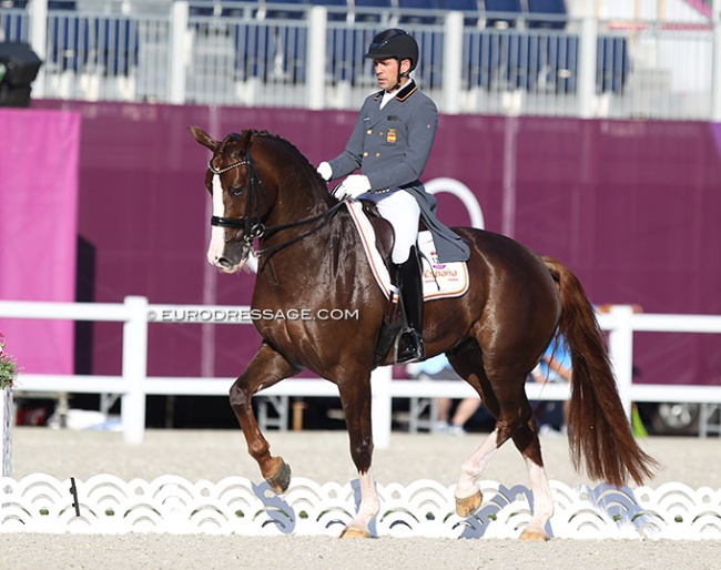 Severo Jurado Lopez and Fendi T at the 2021 Olympics :: Photo © Astrid Appels