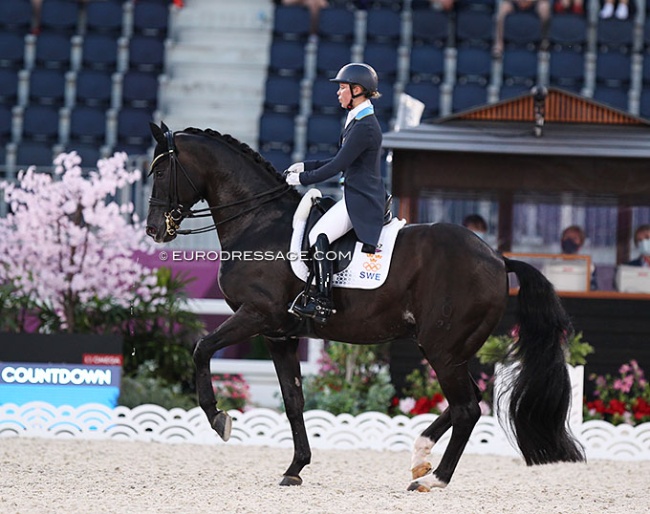 Therese Nilshagen and Dante Weltino at the 2021 Tokyo Olympics :: Photos © Astrid Appels