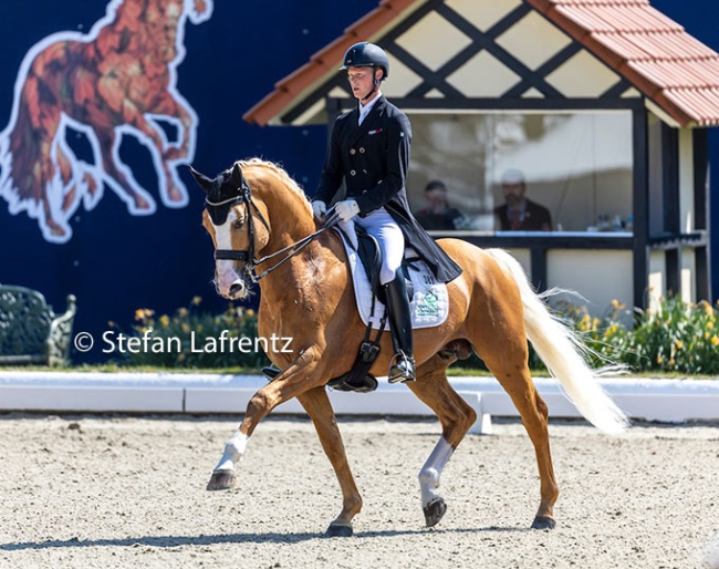 Philipp Ruwe and Zafferano at the 2022 CDN Hagen :: Photo © Stefan Lafrentz