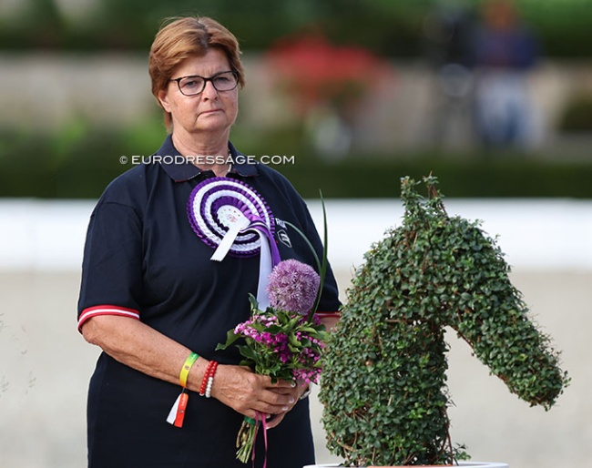 Diana Wünschek at the 2023 European Junior Riders Championships in Kronberg :: Photo © Astrid Appels