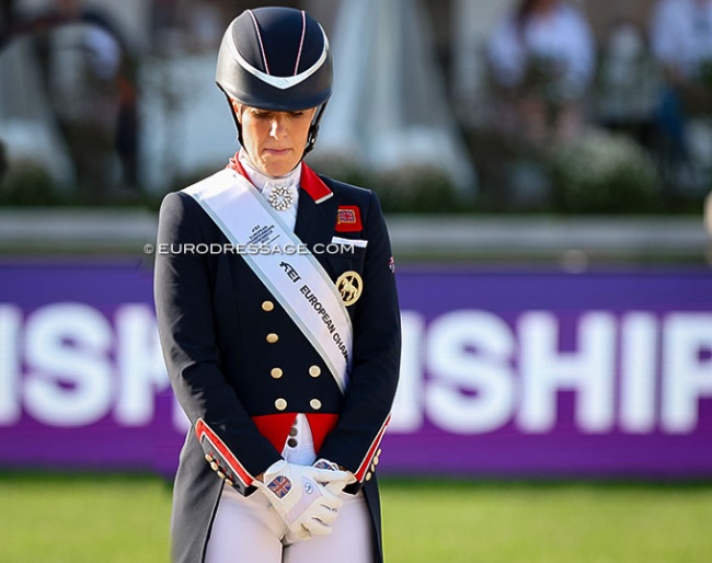 Charlotte Dujardin at the 2023 European Championships :: Photo © Astrid Appels