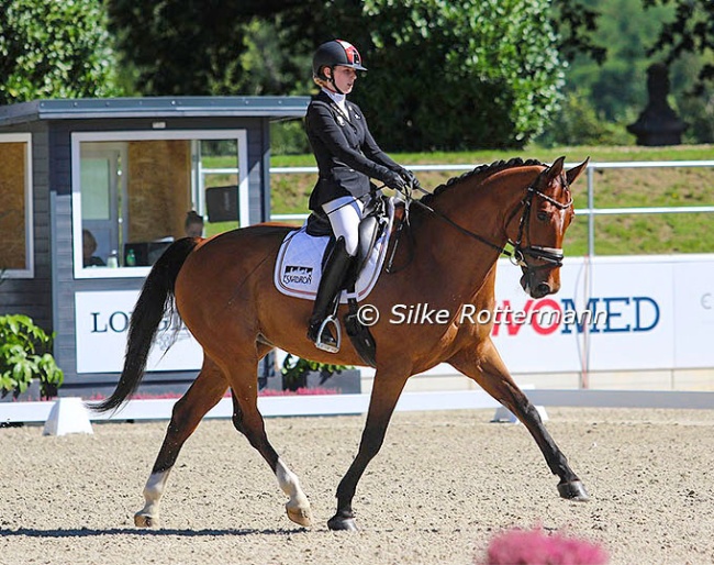 Valentina Strobl and Bequia Simba at the 2023 European Para Championships in Riesenbeck :: Photo © Silke Rottermann