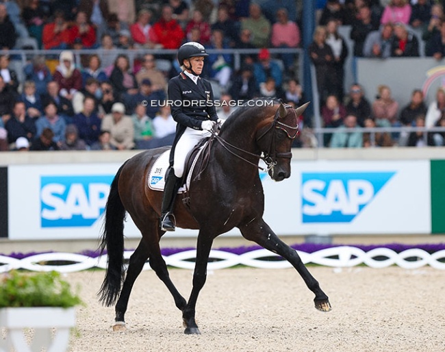Klimke and Franziskus' last international show at the 2024 CDIO Aachen :: Photo © Astrid Appels