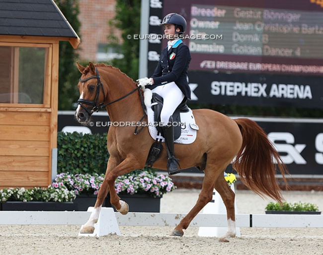 Salome Bartz and Derano B at the 2024 European Pony Championships :: Photo © Astrid Appels