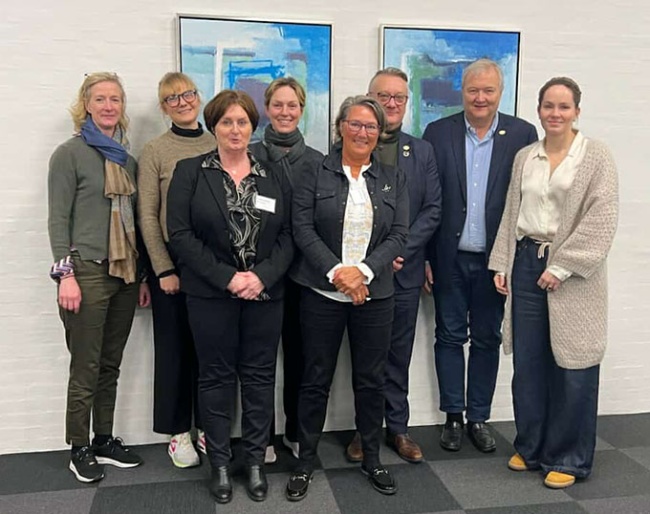 The newly elected board of directors and chair of the Danish Equestrian Federation :: Photo © DRF