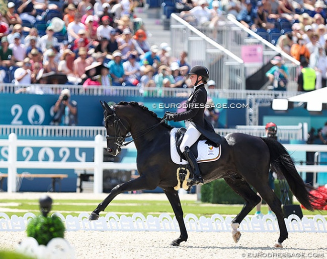 Flore de Winne and Flynn were the high scorers of the Belgian Olympic Team at the 2024 Olympics in Paris :: Photo © Astrid Appels