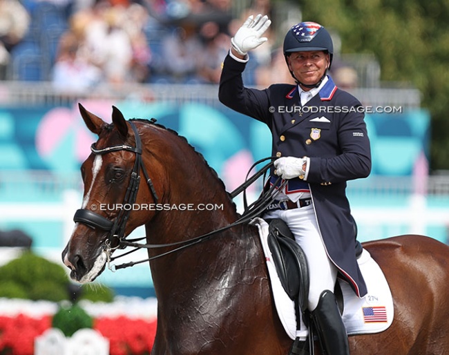 Steffen Peters at the 2024 Olympics in Paris :: Photo © Astrid Appels