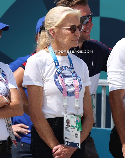 Christine Traurig at the 2024 Paris Olympic Games :: Photo © Astrid Appels