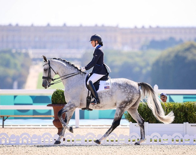 Kate Shoemaker and Vianne at the 2024 Paralympics in Paris